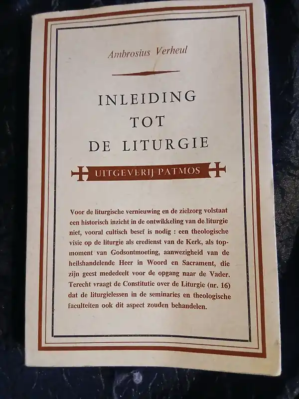 Hoge Kwaliteit Inleiding tot Liturgie - Ambrosius Verheul