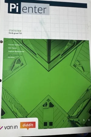 Pienter 5/6 T - 2/3/4u Statistiek - leerwerkschrift incl. diddit - Etienne Goemaere Nieuw