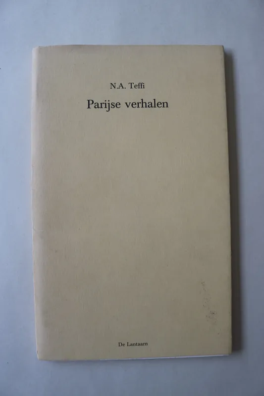 Parijse verhalen - N.A. Teffi Superprijs