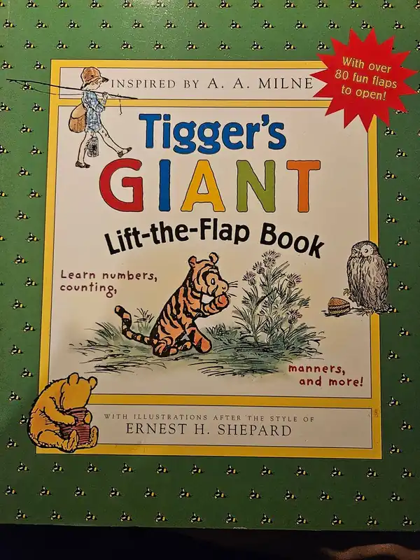 Tigger's giant lift-the-flap book - Nvt Direct Beschikbaar