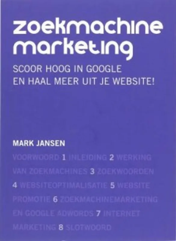 Zoekmachinemarketing - Mark Jansen Tijdelijk Beschikbaar