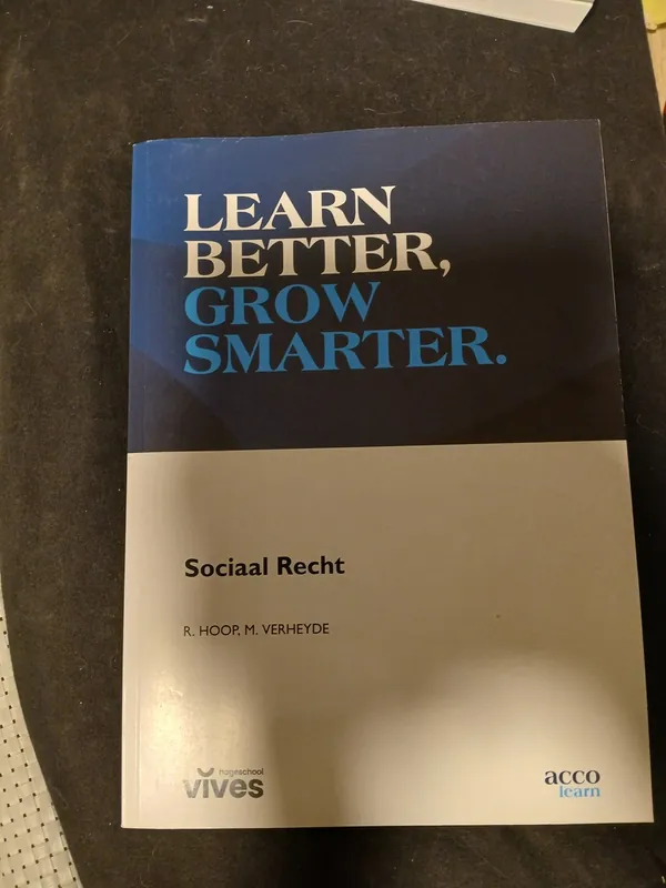 Sociaal recht - Renaat Hoop Gratis Verzending