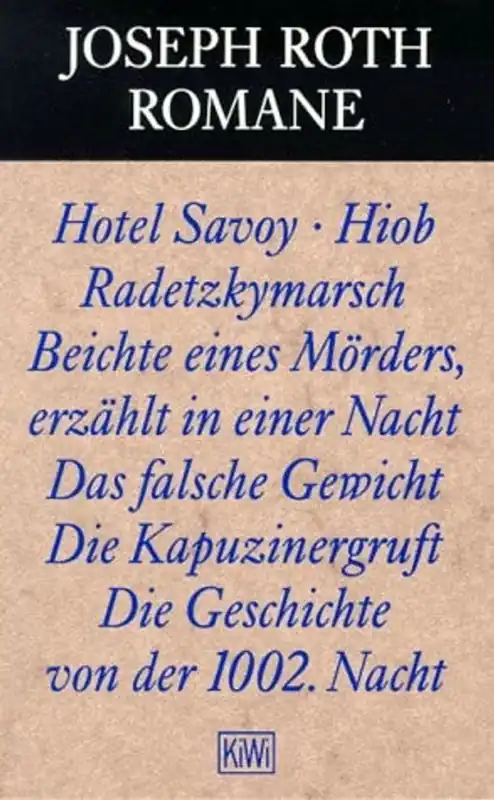Laatste Kans Romane, 4 Bände. - Joseph Roth