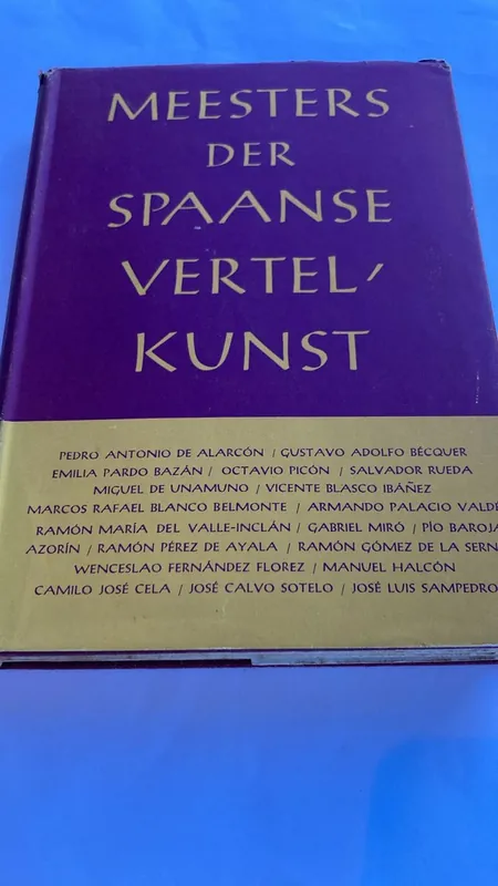 Meesters der Spaanse vertelkunst - Dr. G.J. Geerts Op = Op