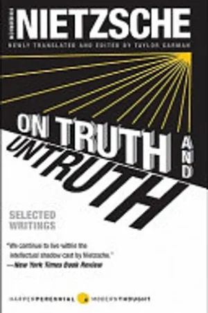 Bestseller On Truth and Untruth - Friedrich Nietzsche