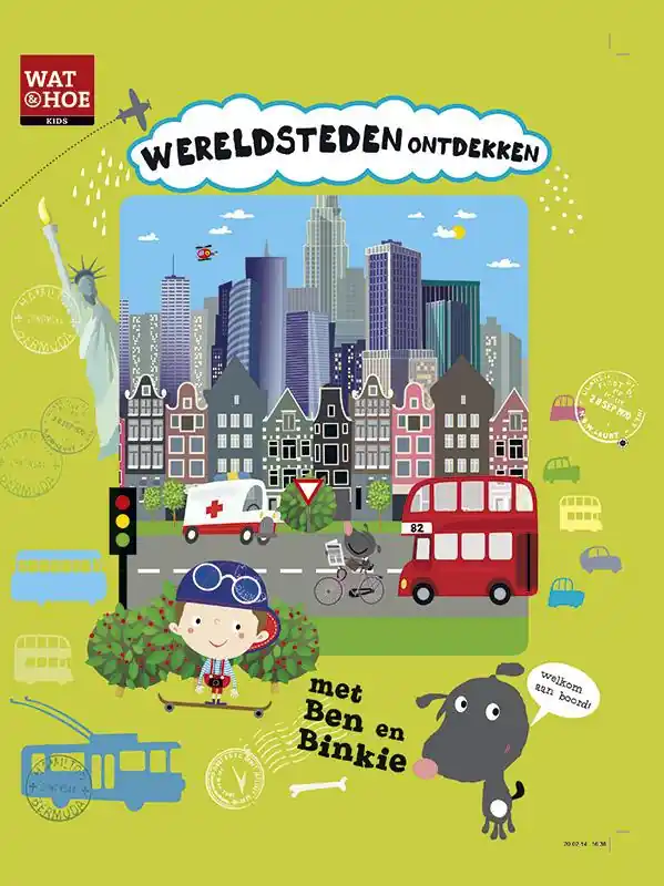 Wereldsteden ontdekken met Ben en Binkie - Iva Sisperova Lage Prijs