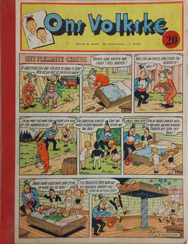 Ons Volkske 20 - Bundelingen ons volkske - Willy Vandersteen Gratis Verzending
