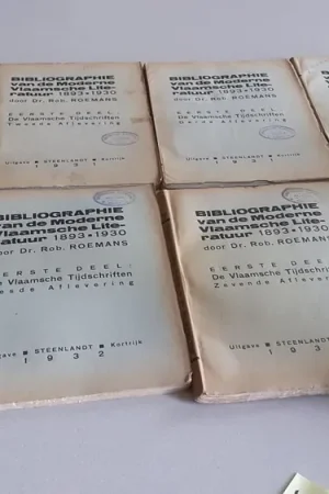 Superprijs Bibliotheek van de Moderne Vlaamsche Literatuur 1893-1930 - Robert Roemans