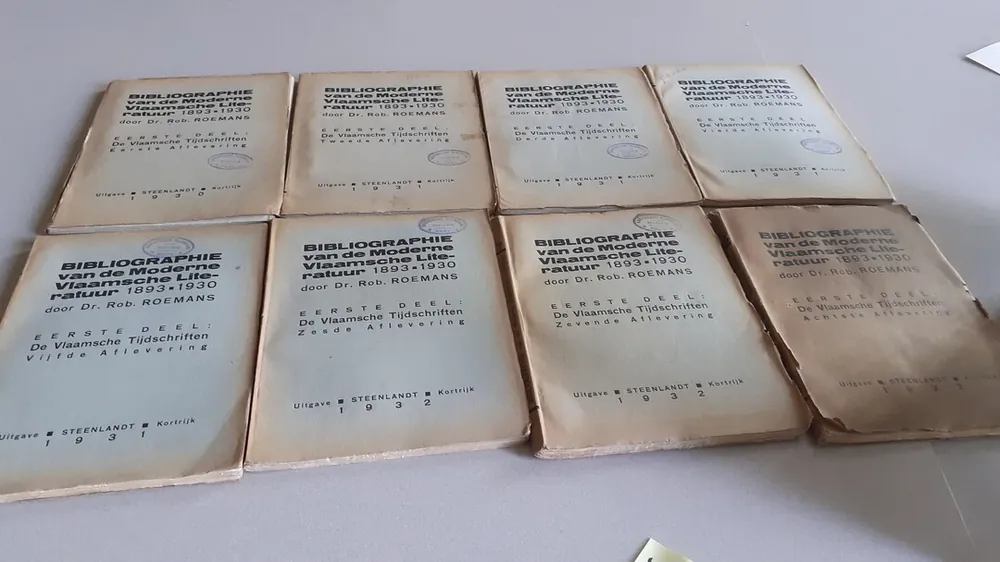 Superprijs Bibliotheek van de Moderne Vlaamsche Literatuur 1893-1930 - Robert Roemans