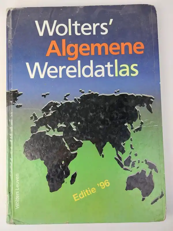 Wolters algemene Wereld Atlas Editie 96 - Dirk Vanderhallen Etienne Van Hecke Dagaanbieding