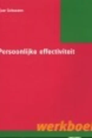 Seizoensaanbieding Persoonlijke effectiviteit - J. Schouten