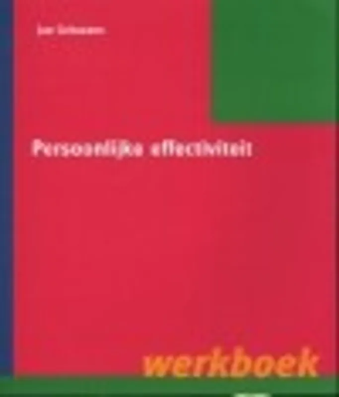 Seizoensaanbieding Persoonlijke effectiviteit - J. Schouten