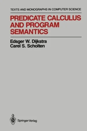 Speciale Aanbieding Predicate Calculus and Program Semantics (Monographs in Computer Science) - Edsger W. Dijkstra