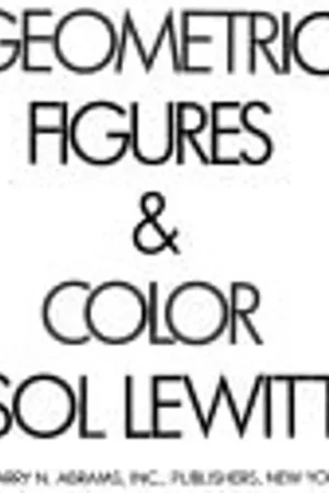 Sol LeWitt: Geometric Figures & Color - Sol LeWitt Koop Online
