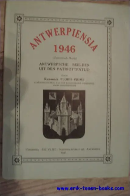 ANTWERPIENSIA 1927-1953 24 delen compleet. - Floris Prims Tijdelijk Beschikbaar
