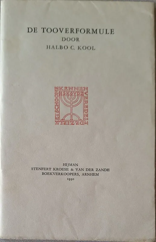 Aanbieding De tooverformule - Halbo C. Kool