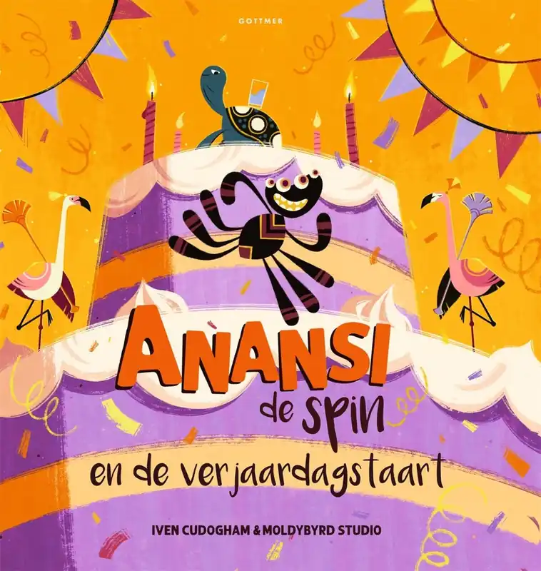 Anansi en de verjaardagstaart - Iven Cudogham Seizoensaanbieding