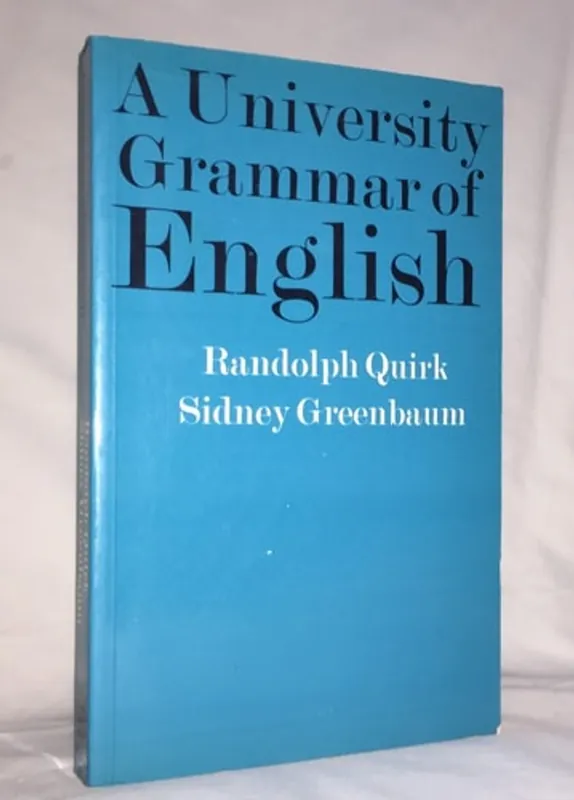 A university grammar of English - Randolph Quirk Koopje
