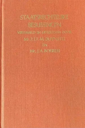 Staatsrechtelyke beslissingen - Duynstee Fabrieksprijs