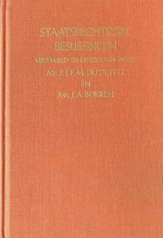 Staatsrechtelyke beslissingen - Duynstee Fabrieksprijs