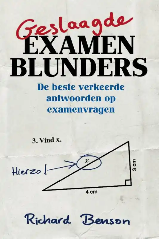 Geslaagde examenblunders - Richard Benson Gereduceerde Prijs