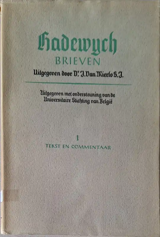 Alleen Vandaag Hadewych - Dr. J. Van Mierlo