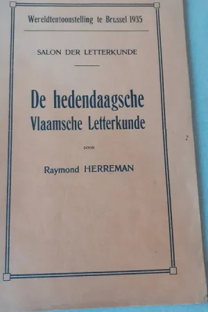 De hedendaagsche Vlaamsche Letterkunde - Raymond Herreman Direct Beschikbaar