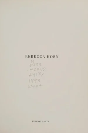 Gratis Verzending Rebecca Horn: La Lune Rebelle - Rebecca Horn