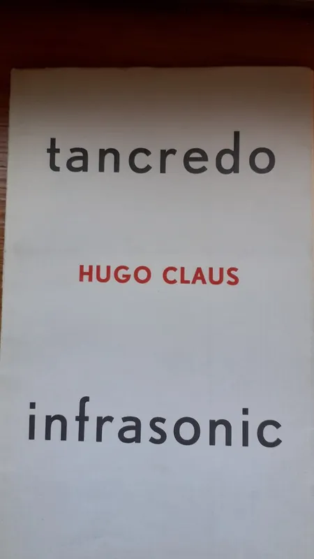 tancredo infrasonic - Hugo Claus Veilige Betaling