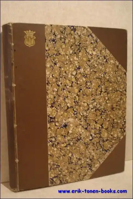 Armorial des Institutions Communales d'Anvers depuis les Temps les plus recul s jusqu' nos jours. (bound with-samengebonden met) Wapenboek der Antwerpsche gemeenteinstellingen sedert de vroegste tijden tot op onze dagen / Armorial des institutions communales d'Anvers depuis les temps les plus recules jusqu'a nos jours - GENARD, P.; Nieuw