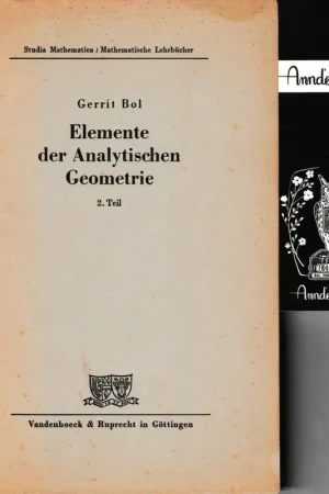 Snelle Levering Elemente der Analytischen Geometrie. Teil 2 - Bol, Gerrit