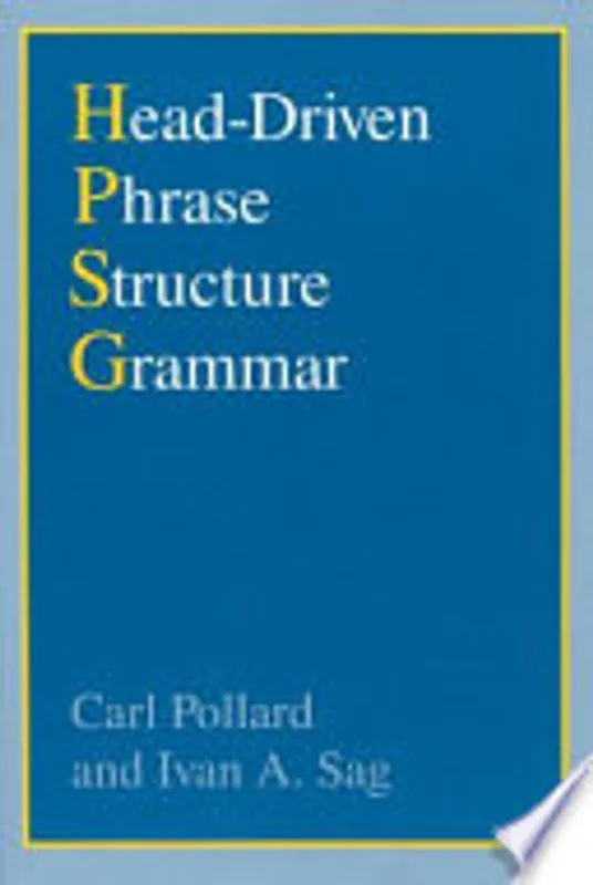 Head-Driven Phrase Structure Grammar - Carl Pollard, Ivan A. Sag Hoge Kwaliteit