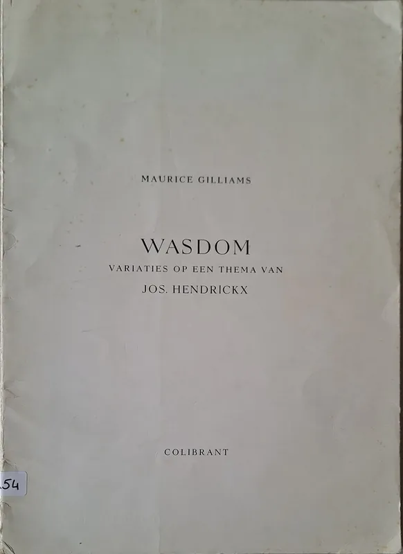 Voordeelprijs Wasdom - Maurice Gilliams