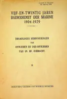 Vijf-en-twintig jaren radiodienst der Marine 1904-1929 - Diverse auteurs Merkproduct