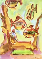 Nu Kopen Menukaart SMN Tropical Fishes 5/6 - Stoomvaart Maatschappij Nederland
