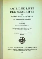 Amtliche Liste der Seeschiffe 1960 - Collective Bestseller