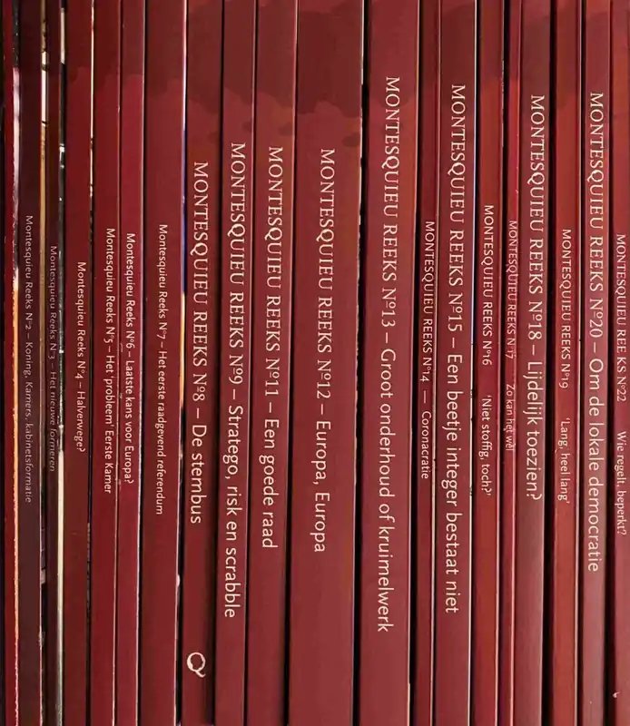 Merkproduct Montesquieu Reeks 1 t/m 9, 11 t/m 20 & 22 (20-delige set) - Voerman, Gerrit e.a. (red.)