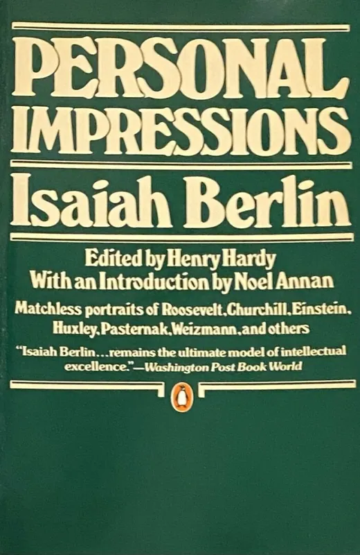 Nieuw Personal Impressions - Isaiah Berlin, Henry Hardy