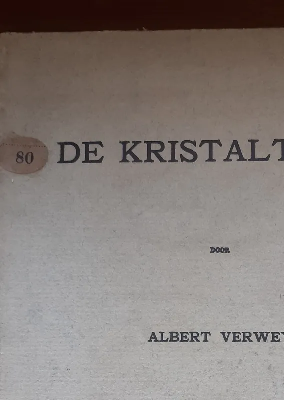 Shop Nu De kristaltwijg - Albert Verwey