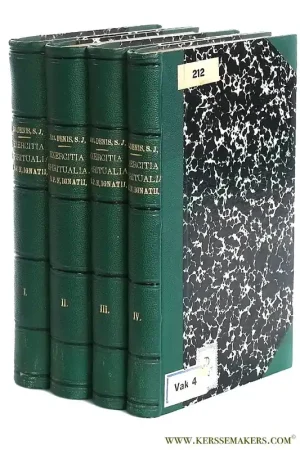 Commentarii in Exercitia Spiritualia S. P. N. Ignatii, concionatoribus etiam accommodati [ 4 volumes ]. - Denis, Antonio. Weekendaanbieding