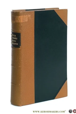 Epistola Beati Pauli Apostoli ad Romanos. Analytice et logice explicata. - Agus, Josepho. Rechtstreeks Van De Fabrikant