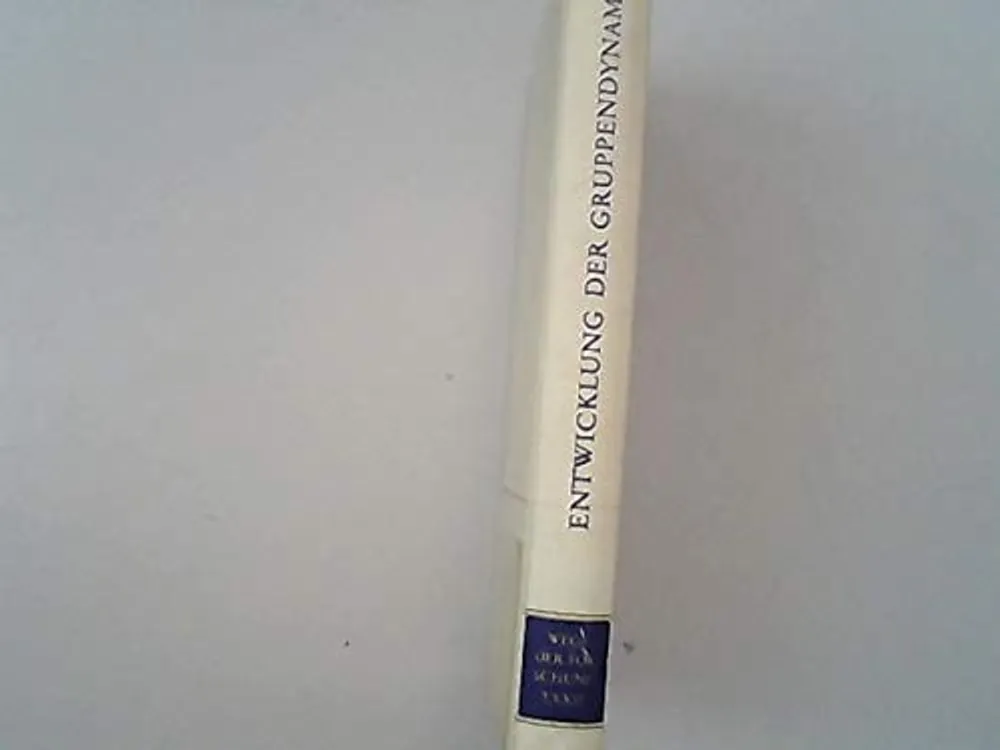 Speciale Aanbieding Entwicklung der Gruppendynamik (Wege der Forschung) - Brocher, Tobias / Peter Kutter (eds.).