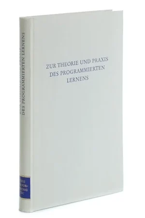 Finale Uitverkoop Zur Theorie und Praxis des Programmierten Lernens. - Correll, Werner (ed.).