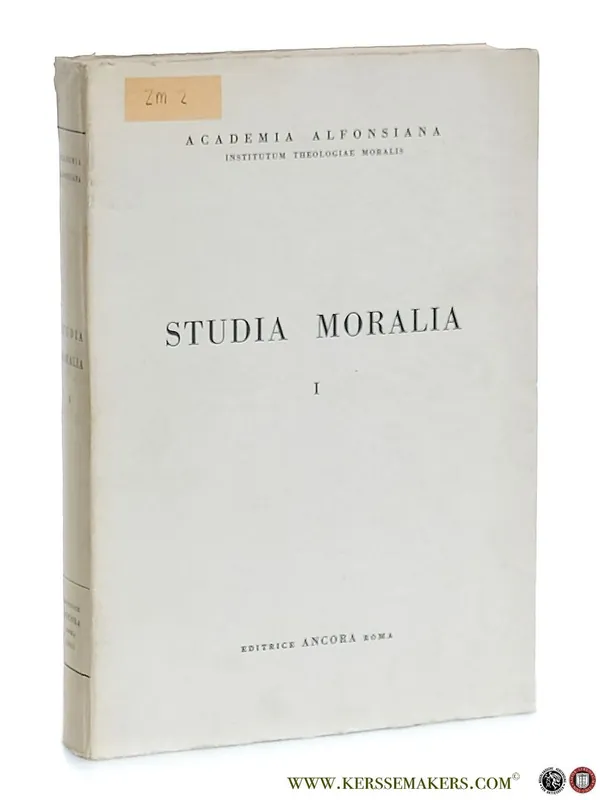 Studia Moralia, I. - Academia Alfonsiana: Laatste Kans