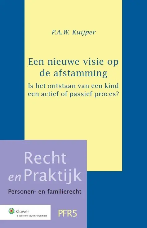 Koopje Een nieuwe visie op de afstamming - P.A.W. Kuiper