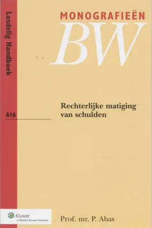 Favoriet Rechterlijke matiging van schulden - P. Alblas