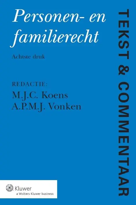 Lage Kosten Personen en Familierecht - Koens, M.J.C. / A.P.M.J. Vonken.