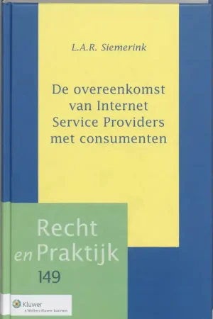 De overeenkomst van Internet Service Providers met consument - Leonie Anna Rika Siemerink Beperkt Aanbod