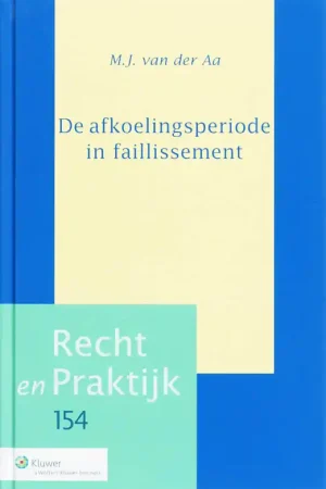 Gratis Verzending De afkoelingsperiode in faillisement - M.J. van der Aa