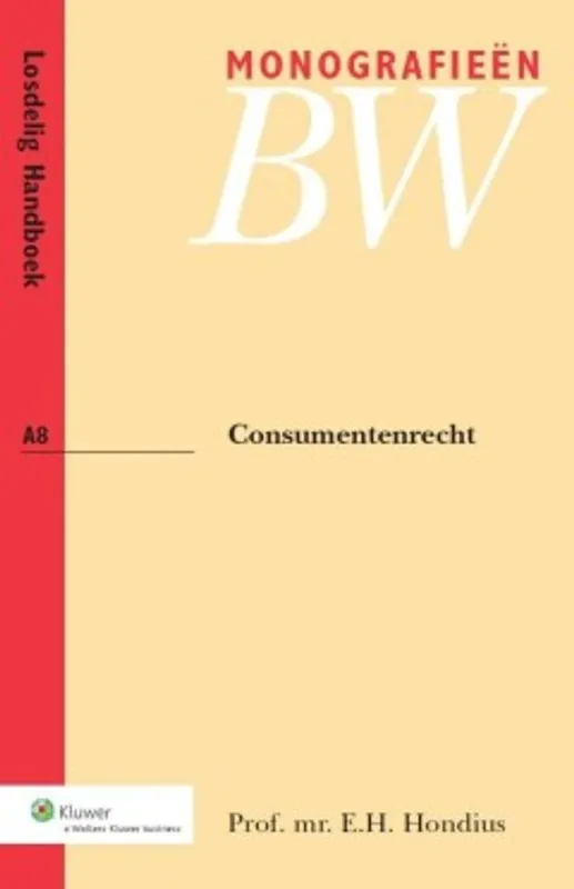 Consumentenrecht - E.H. Hondius Gratis Verzending